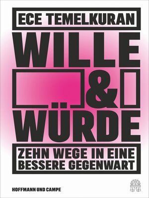 cover image of Wille und Würde